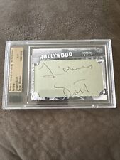 Famous Fabrics Ink Hooray For Hollywood Lizabeth Scott Cut Autograph 1/1 RARE picture