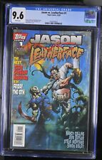 🔑🔥🔥🔥 JASON vs LEATHERFACE 1 CGC 9.6 Topps Friday 13th TEXAS CHAINSAW 429002 picture