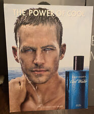 Paul Walker Davidoff Cool Water Ad Poster 22x28” picture