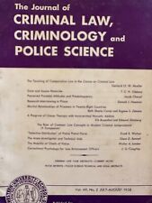 Journal of Criminal Law, Criminology, and Police Science July / August 1958 picture