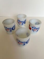 Vintage Termocrisa White Milk Glass Set of 4 picture
