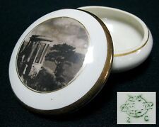 Crimea USSR Soviet Russian Jewelry box Casket Porcelain Old Gorodnitsa  picture