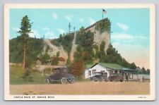 Postcard Castle Rock St Ignace Michigan picture