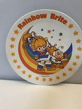 Vintage 1983 Rainbow Brite Hallmark Cards Deka Plastic Plate Made In USA 8” picture
