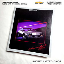 UNCIRCULATED 1984 Chevrolet Camaro 16 pg Color Brochure - Pub No 4341 Rev: 07-83 picture