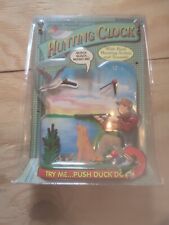Vintage Original Duck Hunting Clock w Funny Sounds & Movement Great Gift picture