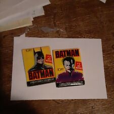 1989 Topps Batman 2 unopened packs picture