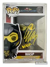 Funko Pop Ant-Man & The Wasp: Quantumania - Wasp 1138 Signed Evangeline Lilly picture
