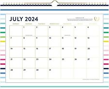 AT-A-GLANCE 2024-2025 Academic Wall Calendar, Simplified Medium, Multicolor  picture