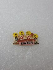 Kiwanis International Wal-Mart 40th Anniversary Smiley Face People Enamel Pin picture