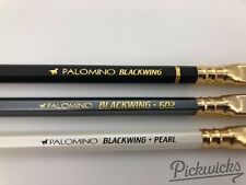 3 Rare Pencils - Retired Palomino Blackwing Original, Pearl, 602 w/ Horse Logo picture