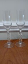 Pair of 2000 Millennial Champagne Flutes 9 Inches Tall 2 picture