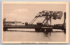 Postcard State Highway Bridge, Mystic CT A84 picture