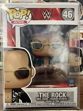 The Rock (Black Jacket) 46 Funko PoP WWE 🔥 FREE PROTECTOR 🔥 picture