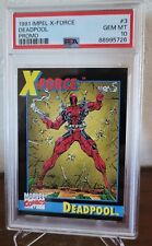 1991 Impel X-Force Deadpool Promo #3 PSA 10 - 1st Appearance on (Rookie) Card 🔥 picture