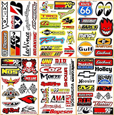 Cars Motorsport Nos Gulf Hot Rod Nascar Drag Racing Lot 6 Vinyl Graphic Decals S picture