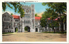 Vtg Vassar College Taylor Hall Poughkeepsie New York NY Unused Postcard picture