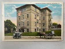 Vintage Postcard 1914 Rochester General Hospital Rochester Pennsylvania picture