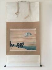 Vintage Japanese / Chinese painting Scroll Snow Mountain 52