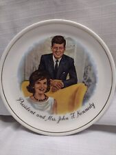 Vintage President and Mrs. John F. Kennedy decorative plate 1960s  picture