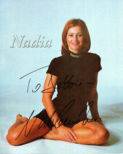 NADIA COMANECI - Olympic Gymnast - Gold Medals 1976, 1980 - Autograph Photo picture
