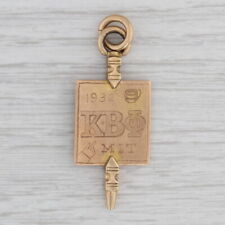 Kappa Beta Phi Key Fob 10k Gold Fraternity Secret Society Pendant picture