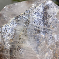 252g Rare Dendrite Blue Rose Quartz Crystal Inclusion Mineral Healing Specimen picture
