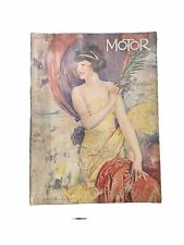MoToR MAGAZINE July 1922-RARE ANTIQUE COLLECTABLE-COVER ART BY H.C. Christy picture