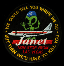 USAF Janet Air Airline Western Tonapah Test Range Patch N-16 picture