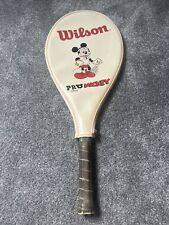 RARE Wilson Disney Mickey Mouse Midsize 4 Tennis Racket Raquet Collectable  picture