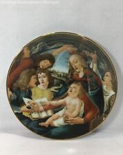 Pre-Owned Heritage House 1991 Madonna and Child Vierge Du Magnificat Plate picture