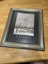 Disney Parks Art Gallery Walt Disney VISION Original Framed Print Silver Frame picture