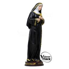 Saint Rita of Casia Resin Statue, 12 Inch Multicolor Catholic Figurine by moicla picture