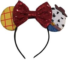 Minnie Mickey Mouse Ears headband Disney Woody Toy Story Princess HANDMADE picture