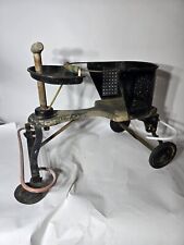 TAYLOR TOT Black Stroller Walker Original Paint Good Wheels Seat Solid Antique  picture