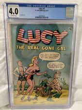 Lucy, The Real Gone Gal #1 (St. John, 1953) Golden Age, Rare, CGC Graded (4.0) picture
