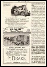 1922 Drake Hotel Lake Shore Drive & Upper Michigan Ave Chicago Illinois Print Ad picture