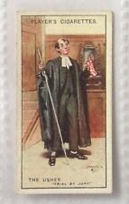 The Usher Trial By Fury Gilbert and Sullivan 1927 John Player Card (B75) picture