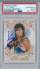 The 1 2 3 Kid Signed Autograph Slabbed 2021 Topps Allen & Ginter Card PSA DNA picture