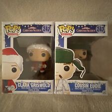 Funko Pop Movies - Christmas Vacation - Clark #242, Eddie #243 W/protector picture