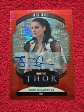2022 Marvel Allure Red Auto Jaimie Alexander Sif #8 SP picture