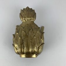 1293 Vintage Solid Brass Pineapple Letter Organizer/Napkin Holder picture