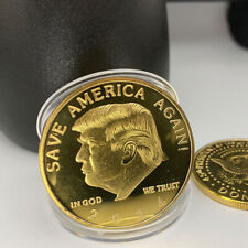 50 PCS 2024 Coins Gifts Gold Plated 45Th President Donald Trump Commemorative picture