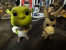Funko Pop Vinyl: Shrek - 2015 OG Vaulted Rare OOB Shrek #278 & Donkey Loose picture