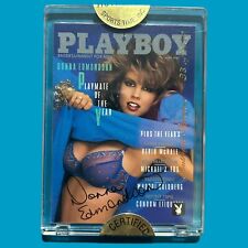 Donna Edmondson Playboy Cover Card June 1987 On Card Auto 33/2750 picture