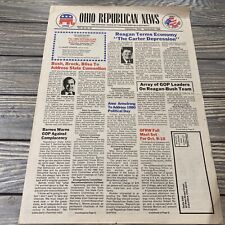Vintage 1980 Ohio Republican News Vol 48 No 41 September Reagan Terms Economy picture