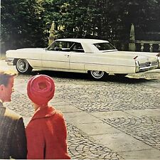 Vintage 1964 Cadillac White Happy Couple Looking Onward Color Advertisement Ad picture