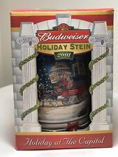 2001 Budweiser Holiday Stein 