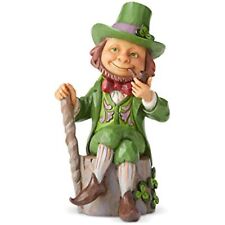 Jim Shore Heartwood Creek Irish Leprechaun Pint Sized Figurine 6006223 picture