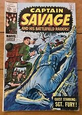 CAPTAIN SAVAGE & HIS BATTLEFIELD RAIDERS: Guest Starring Sgt. FURY No.11 (1969) picture